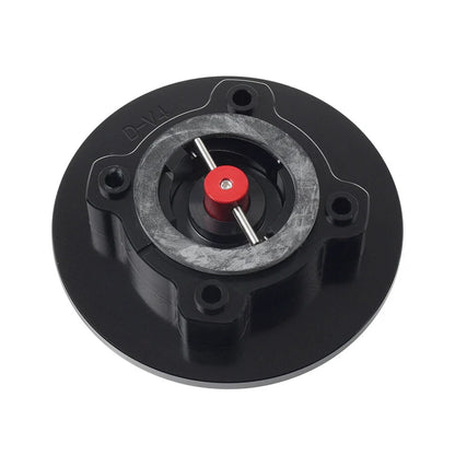 CNC Red 4-Hole Gas Fuel Tank Cap Cover for DUCATI Panigale V4/S/R (2018-2021)