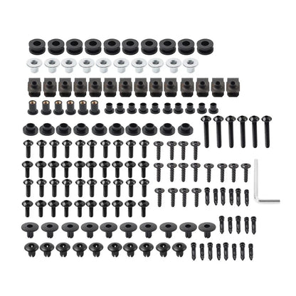 Screws Fairing Bolts for Yamaha YZF R6 (2008-2016) - Metal & Plastic Black