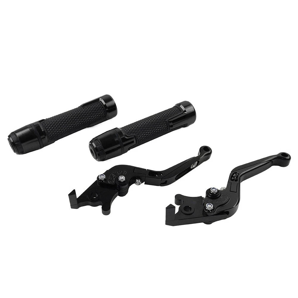 Folding Brake Clutch Levers Set for Kawasaki ZX6R/636 (2000–2023) - Orange
