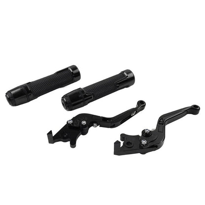 Folding Brake Clutch Levers Set for Kawasaki ZX6R/636 (2000–2023) - Orange