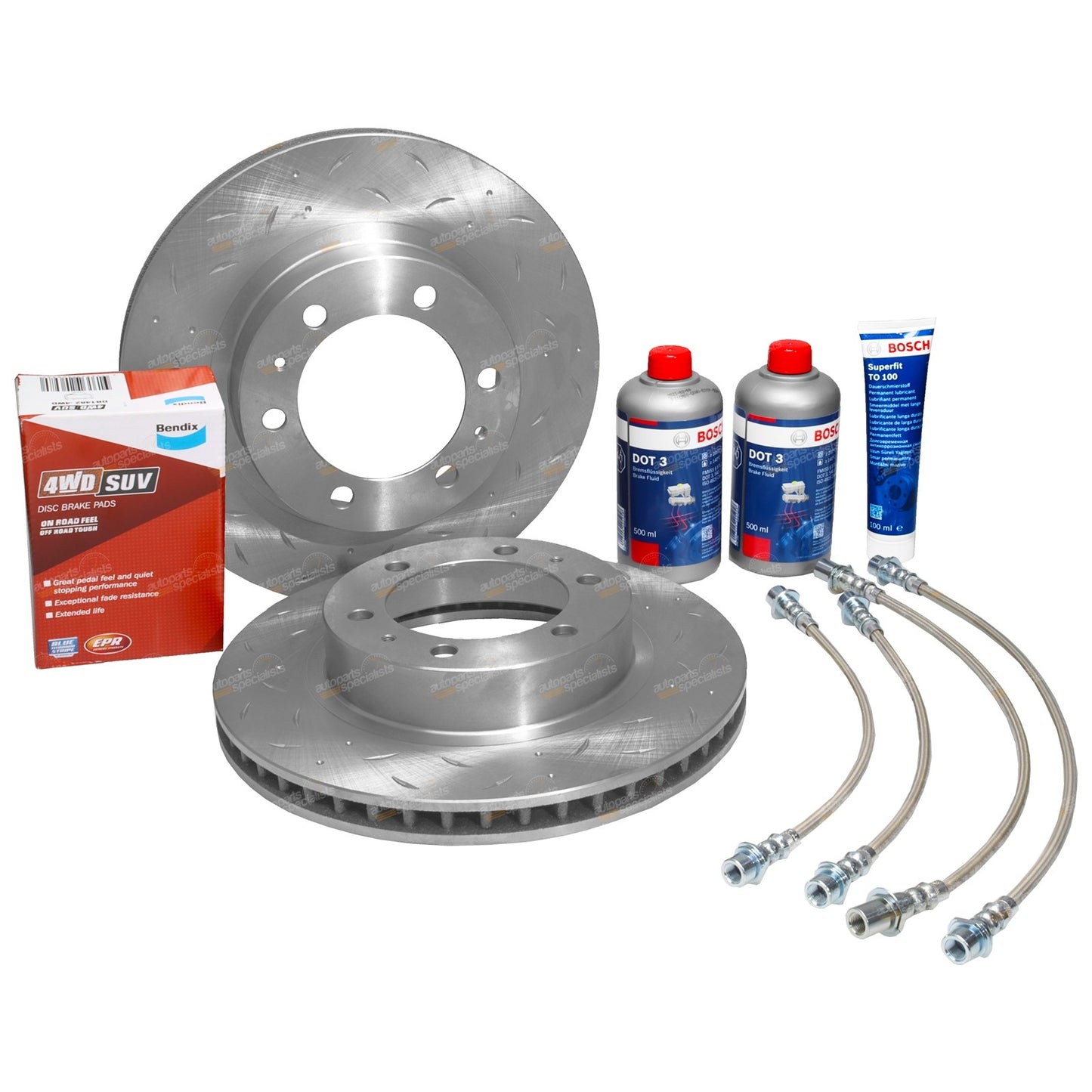 Front Brake Upgrade Kit for Hilux GUN125 GUN126 (2015–2019)