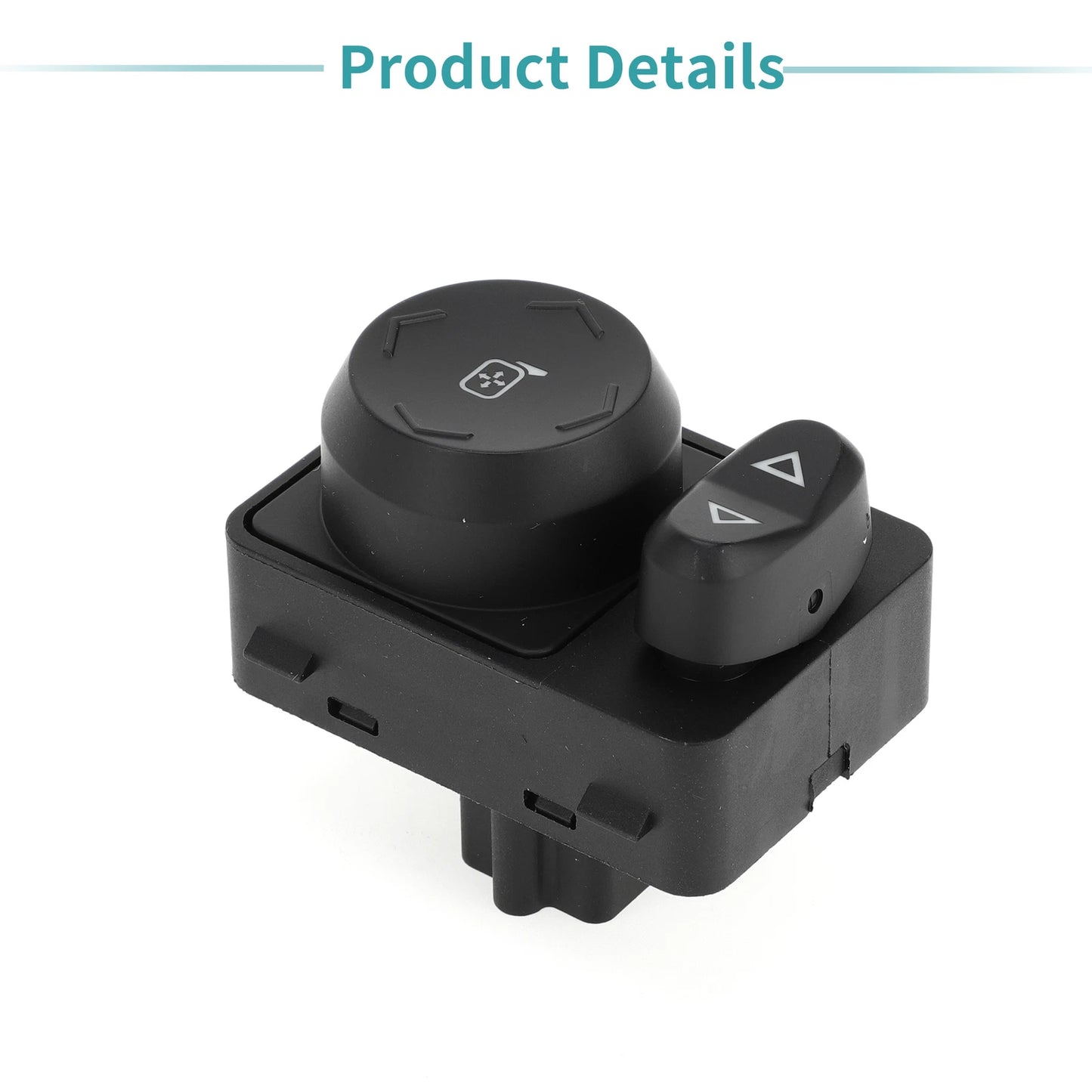 Car Mirror Switch for Chevrolet Traverse (2009–2017) No. 15808774 Black Metal