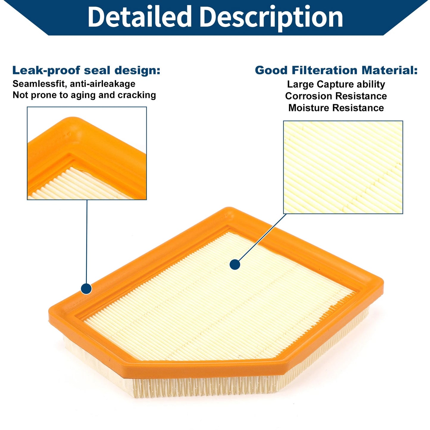 Engine Air Filter No. 165466LA0A for Nissan Sentra 2.0L (2020–2024)