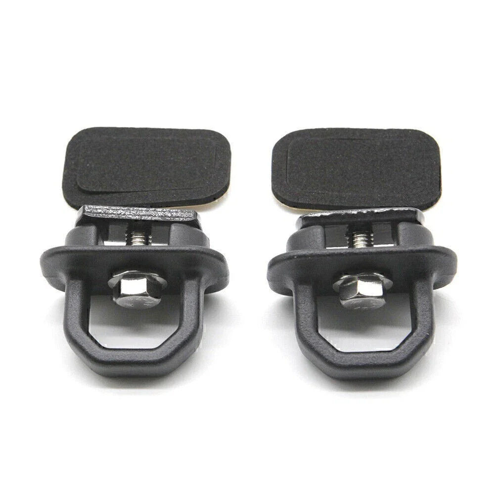 Tie Down Anchors Hooks for Chevy Silverado Pickup Trucks Black