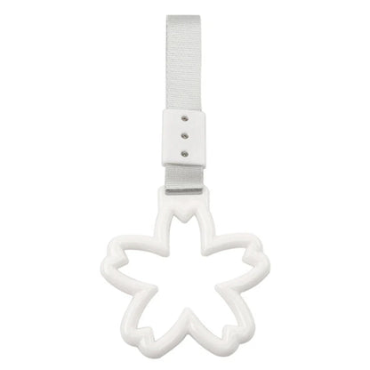 Cherry Blossom Ring Handle Strap for Car Train Bus Drift Charm Tools