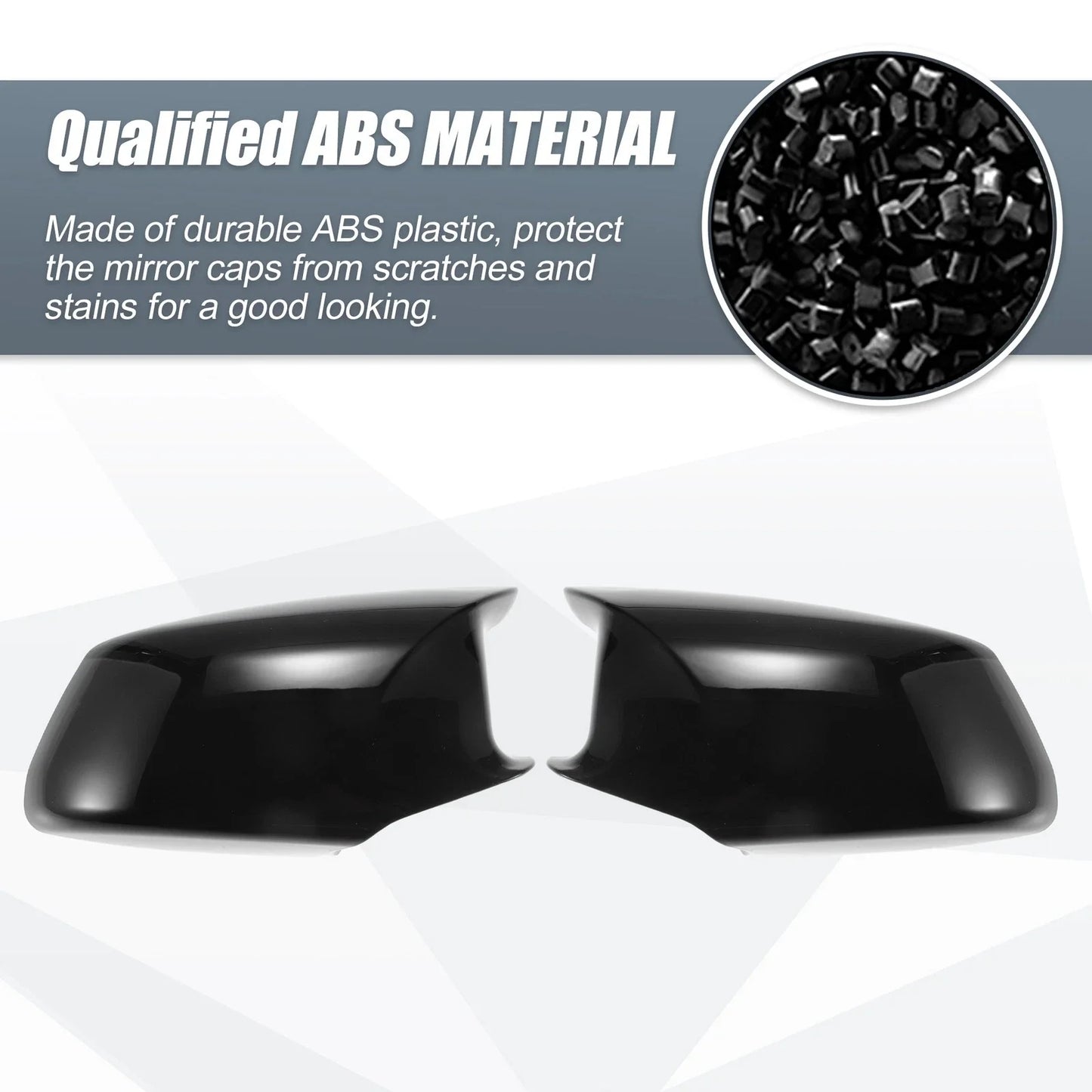 Rearview Mirror Cover Cap Gloss Black for BMW F10 F11 F18 528i 530i 535i 550i