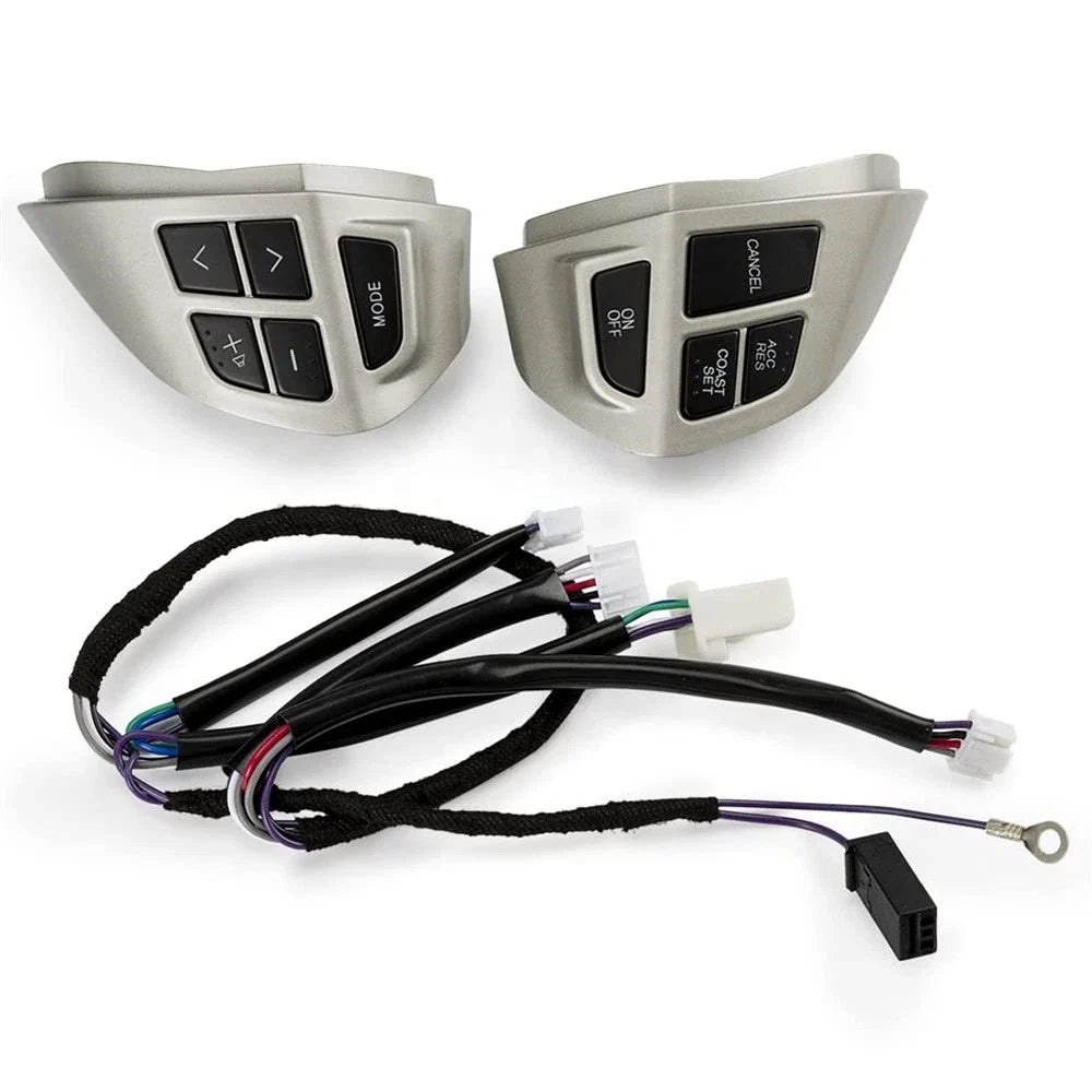 Steering Wheel Switch Buttons Silver for Mitsubishi Outlander ASX (2010-2023)