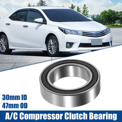 A/C Compressor Clutch Bearing for Universal Car (30mm ID x 47mm OD x 12mm Thick)