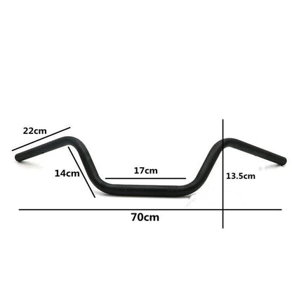 7/8'' 22mm Drag Handlebar Bar Black for Honda Yamaha Suzuki