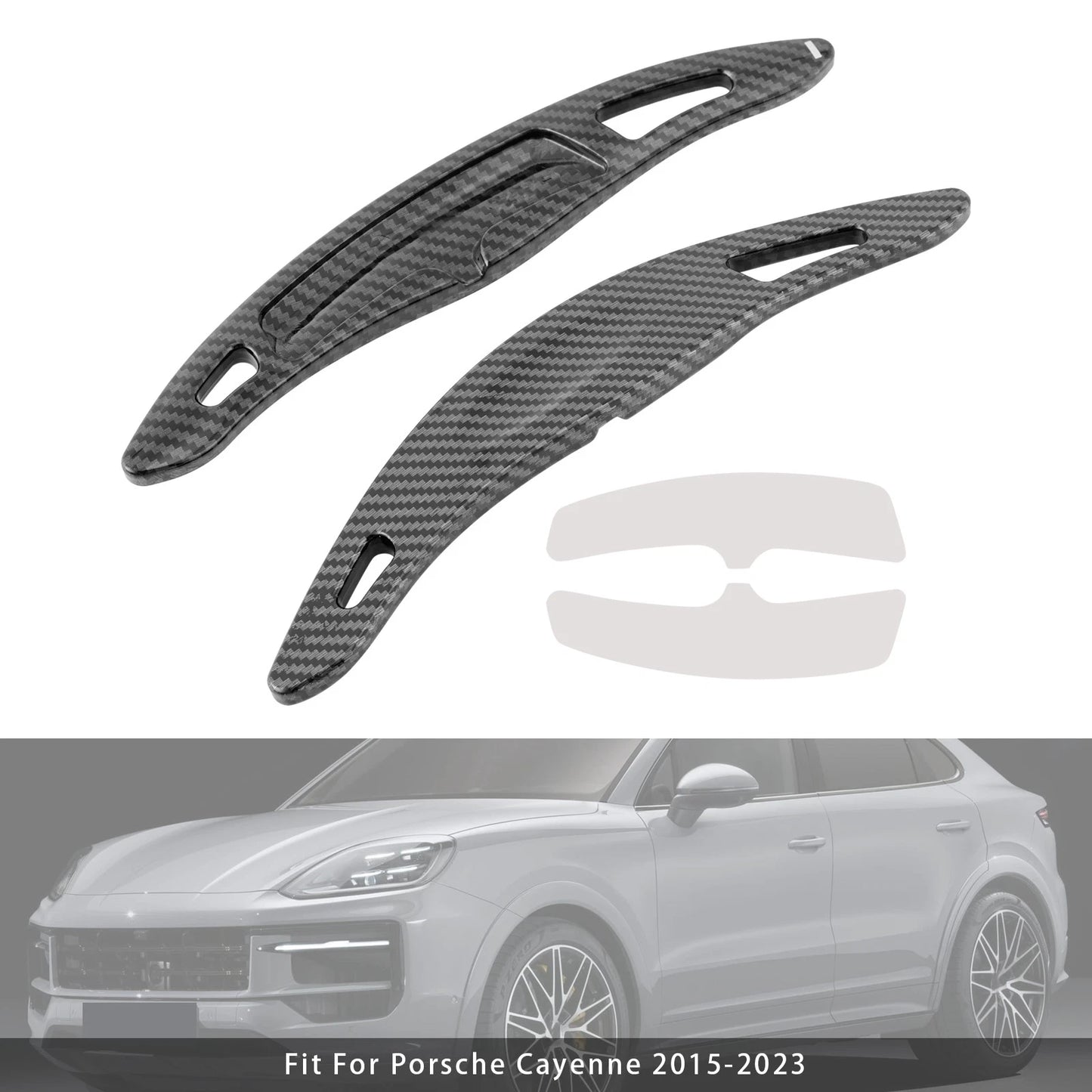 Shift Paddle Extensions for VW Golf 7, T-ROC (2017–2023) - Black