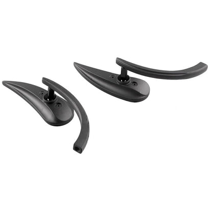 Black Rearview Side Mirrors for Harley Cruiser Chopper Custom