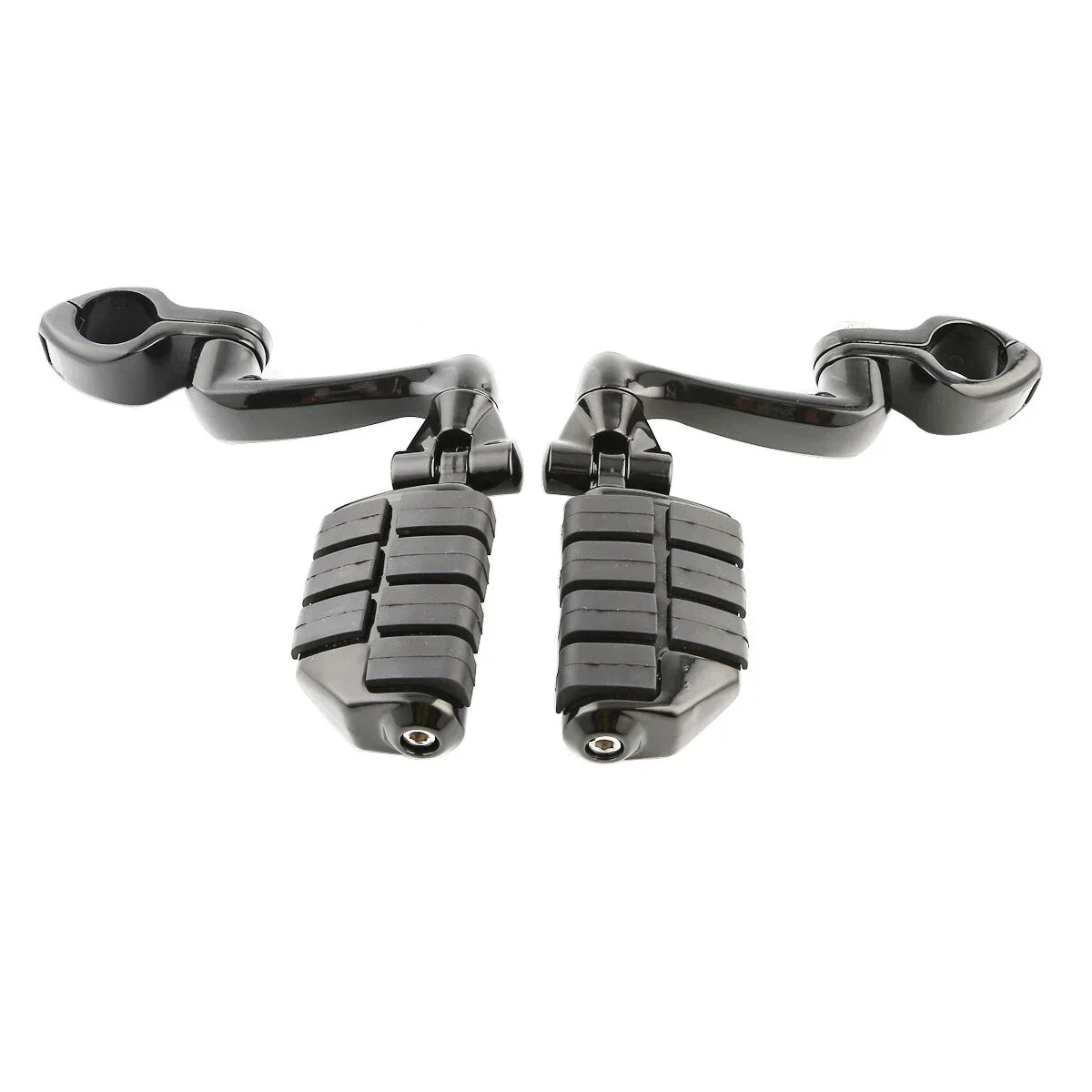 1 1/4" Engine Guard Adjustable Male Mount Highway Footpegs for Harley