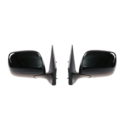 Set of 2 Black Door Mirrors for Toyota Land Cruiser (2008–2021)