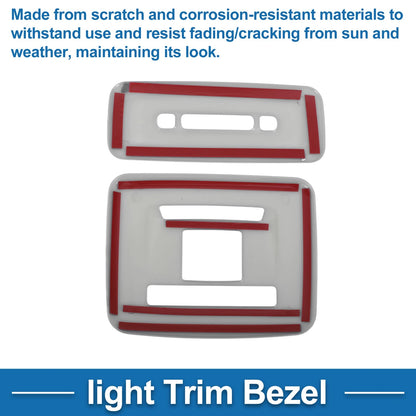 Light Trim Bezel for Toyota Prius (2023) - Silver Tone