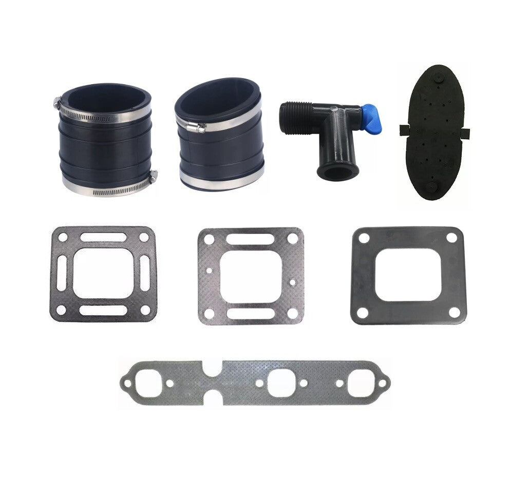Exhaust Manifold Kit for Mercruiser 175 205 V6 (1970–1990)