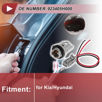 License Plate Light Socket Wiring for Kia Hyundai (No. 92340-5H000)