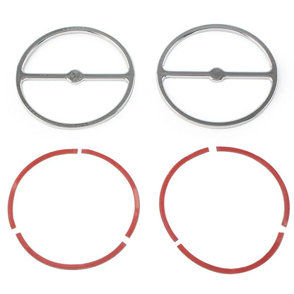 Speaker Trim Ring Covers for Harley Electra Tri Glide & Street Glide (2014-2023)