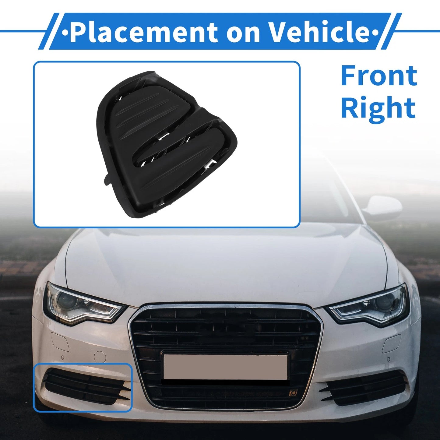 1Pc Fog Light Grill for Chevrolet Cavalier (2018–2020) No. 26202329