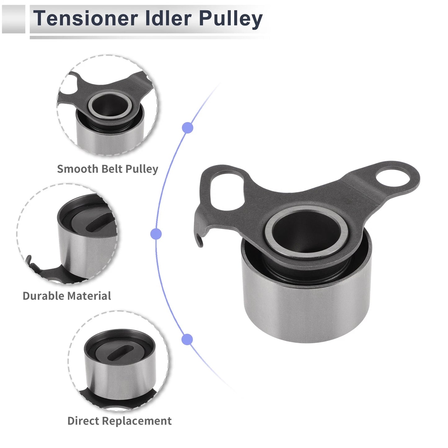 Drive Belt Idler Pulley for Toyota 4Runner (1989–1995) No. 1350554021