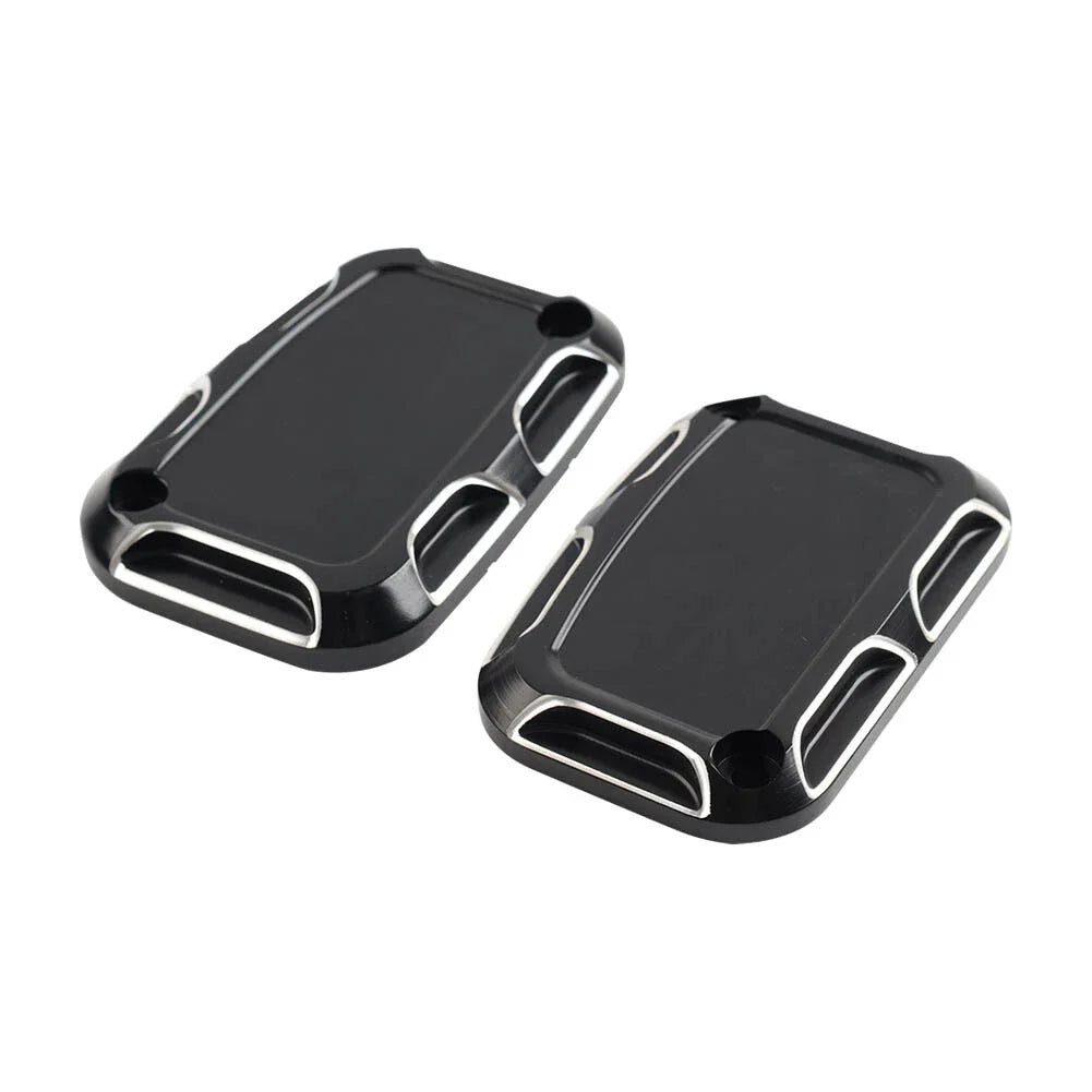 Front Brake Master Cylinder Covers for Harley Street Glide, Road King, V-Rod