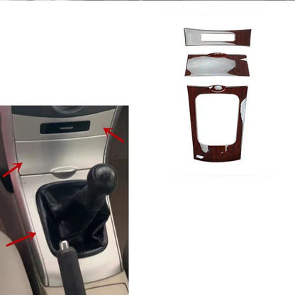 Glossy Wood Grain Console Gear Shift Panel Cover for Toyota Corolla (2009–2013)