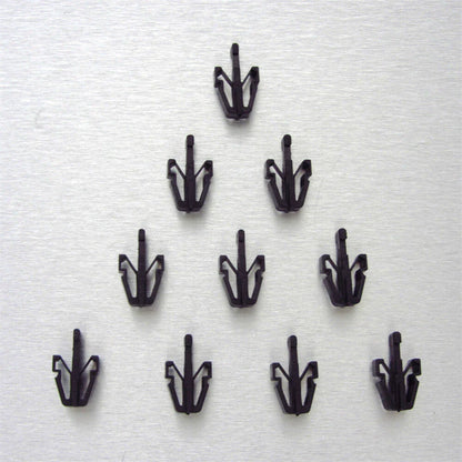 50Pcs Nylon Grille Clips for Honda, Mitsubishi, Toyota, Mazda (Various Years)