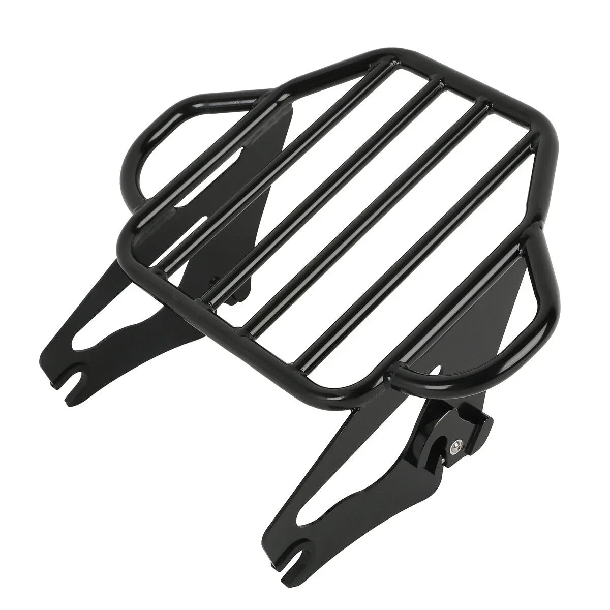 Black Detachable Luggage Rack for Harley Road King Electra Glide (2009 - 2024)