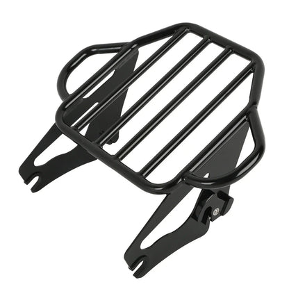 Black Detachable Luggage Rack for Harley Road King Electra Glide (2009 - 2024)