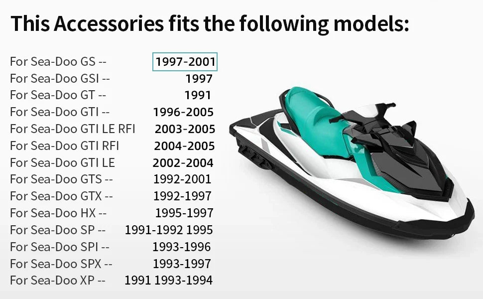 FUEL VALVE PETCOCK 3 WAY & KNOB NUT KIT for SEA DOO SPX XP (1993–1996)