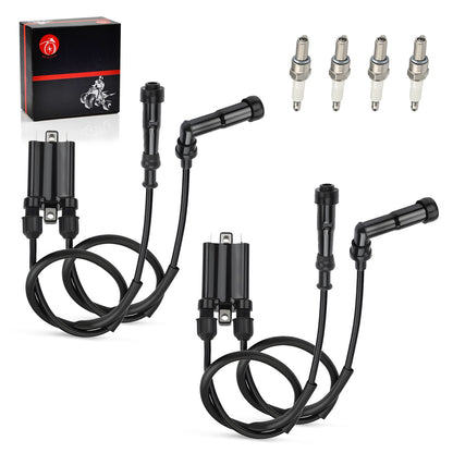 Ignition Coil with Wire Cap & Spark Plug for Honda Nighthawk 750 (1991–2003)