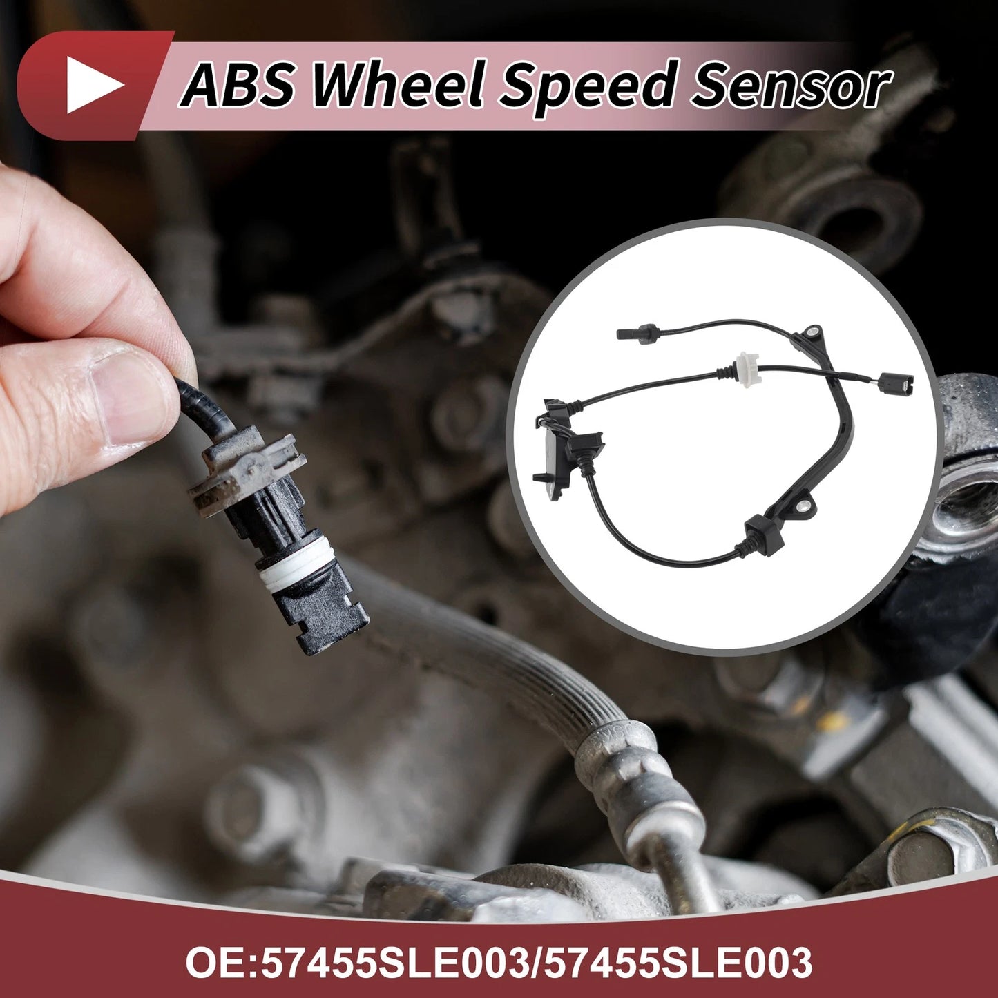 ABS Wheel Speed Sensor No. 57455SLE003 for Honda Odyssey (2011–2017)