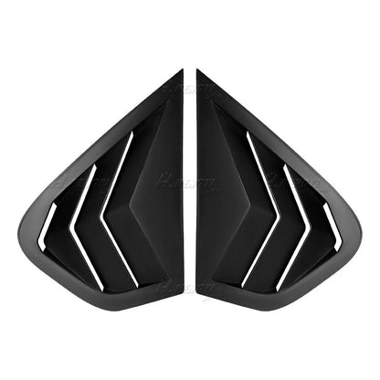 Gloss Black / Rear Side Window Louver Vent Cover Trim for BMW X6 (2008–2014)