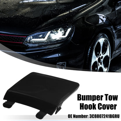 Front Bumper Tow Hook Cover for Volkswagen  - Black