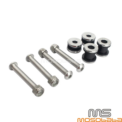 Sissy Bar Docking Mounts for Harley Sportster XL1200 XL883 XL1200T (04-20)