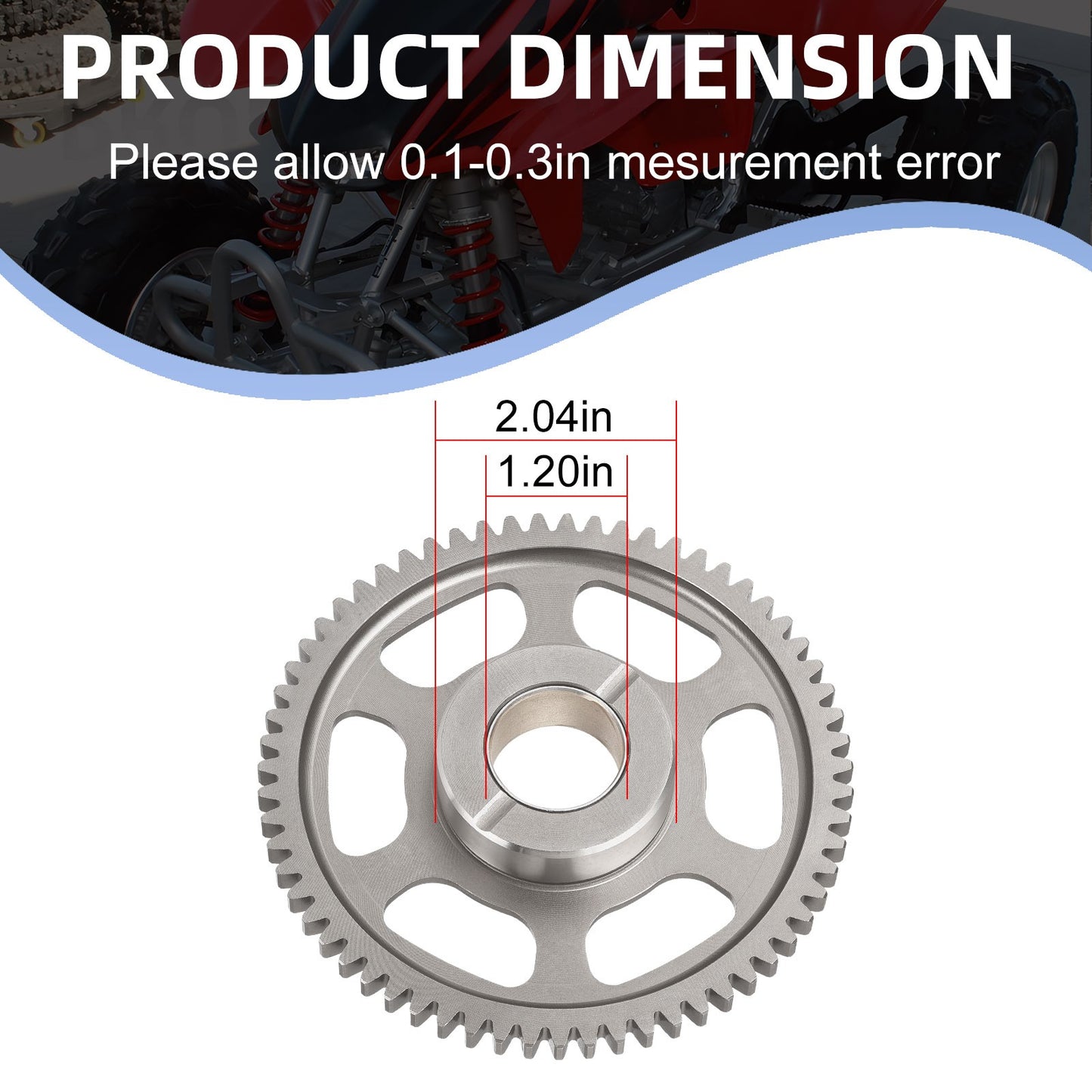 Starter Clutch Idler Gear for Polaris RZR XP 900 (2011–2012)
