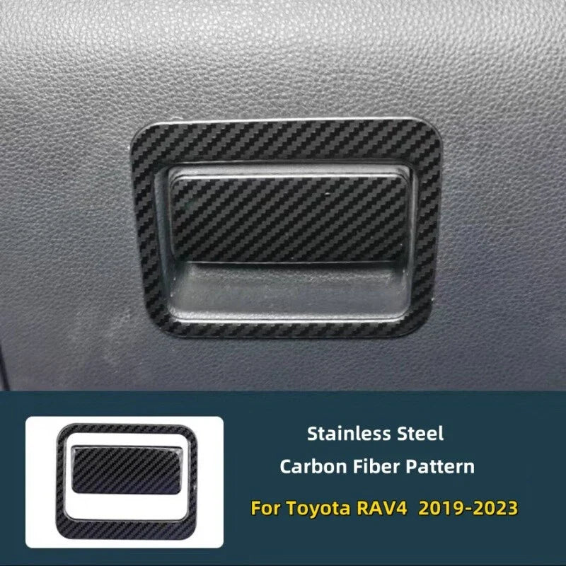 17PC Carbon Fiber Door Handle Gear Shift Air Outlet Cover Trim for Toyota RAV4