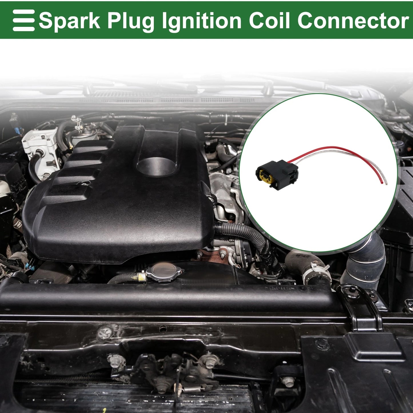 Set of 4 Ignition Coil Connectors No.S2928 for Hyundai Accent 2012–2020