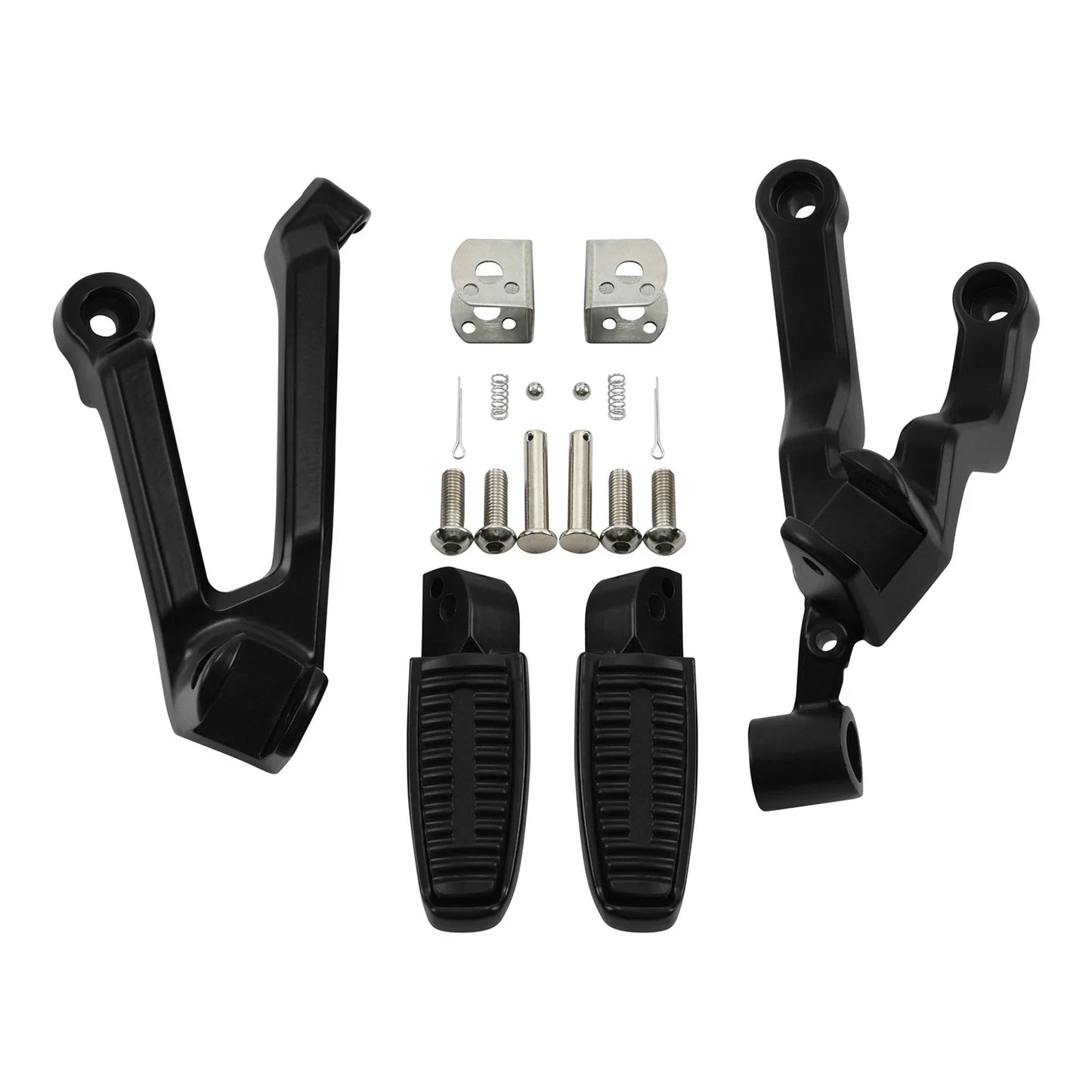 Black Passenger Seat Foot Pegs Bracket for Harley Nightster RH975S (2022-2025)