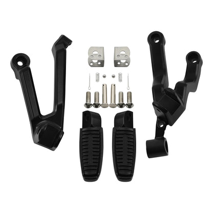 Black Passenger Seat Foot Pegs Bracket for Harley Nightster RH975S (2022-2025)