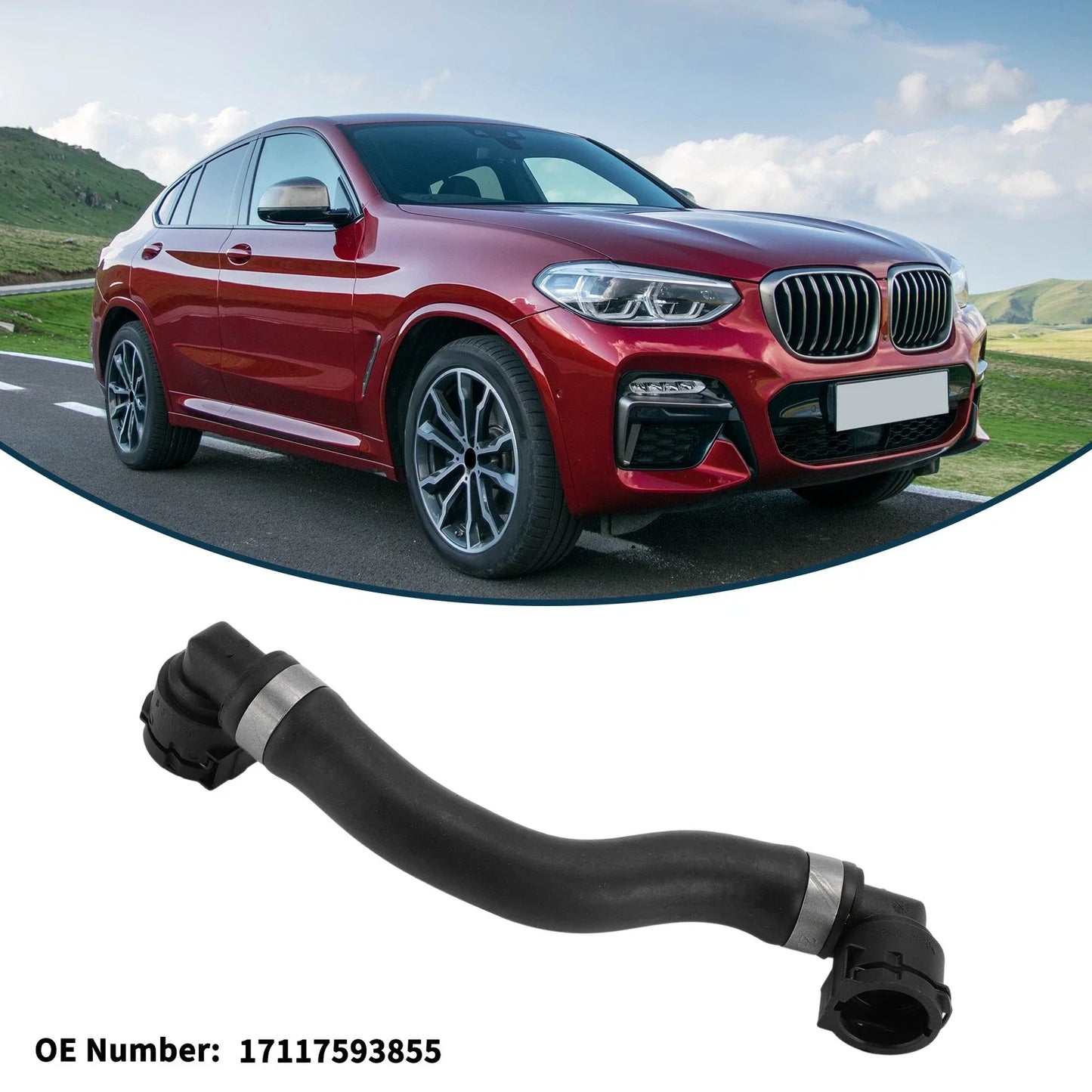 Radiator Hose for BMW X4 Cooling Liquid Tube (2015-2018)