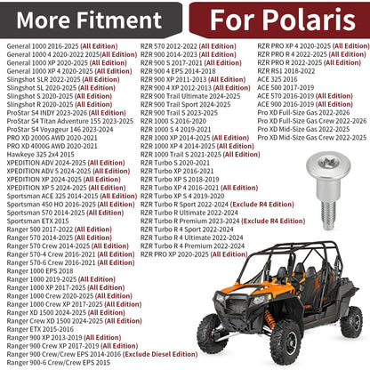 Engine Valve Cover Bolt for Polaris RZR Sportsman Ranger General (2015–2023)