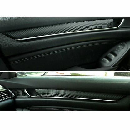 Carbon Fiber Interior Decor Trim Sticker Cover for Honda Accord (2018–2020)