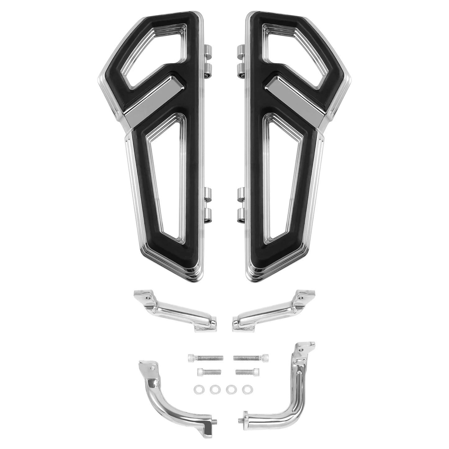 Chrome Driver Floorboards Mount Bracket for Harley Touring (2014-2024)
