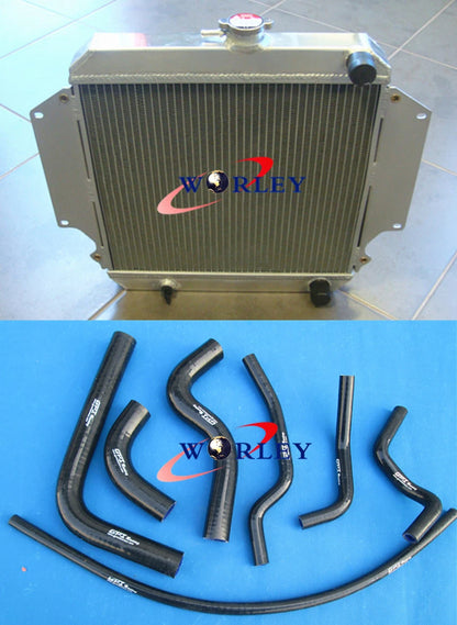 Aluminum Radiator with Red Hose for Suzuki Sierra (1981–1996)