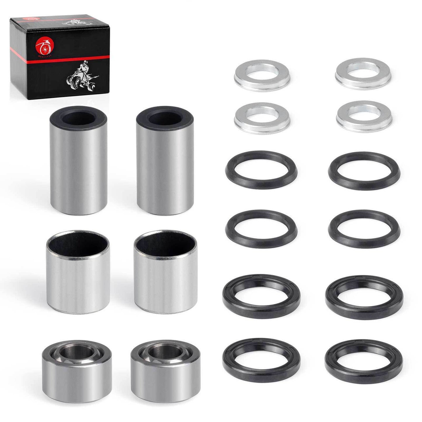 Set of 2 Front Shock Bushing Seal Kit for Honda Sportrax 400 (1999–2004)