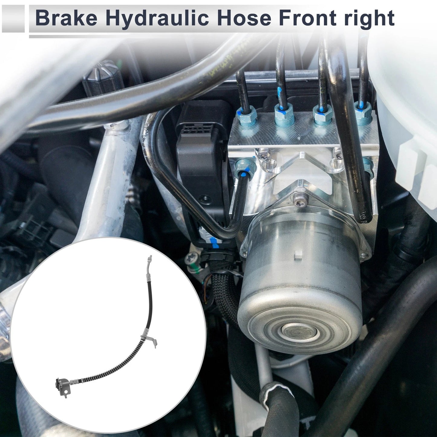 Brake Hydraulic Hose for Hyundai Elantra (2017–2020) No. 587324V000