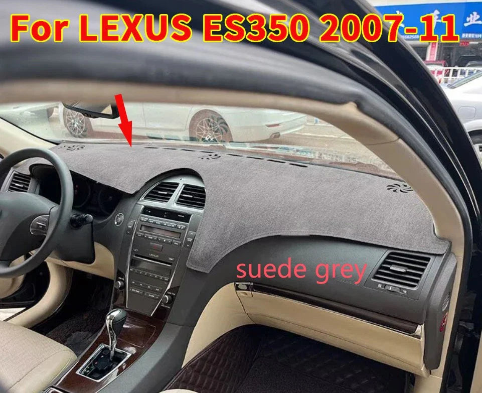 Dashboard Cover / Leather / Pad Mat Grey Protector for LEXUS ES350 (2007–2011)