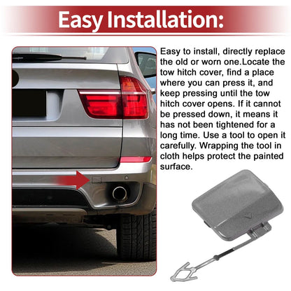 Car Tow Hook Cover Cap for BMW X5 E70 (2011-2013)