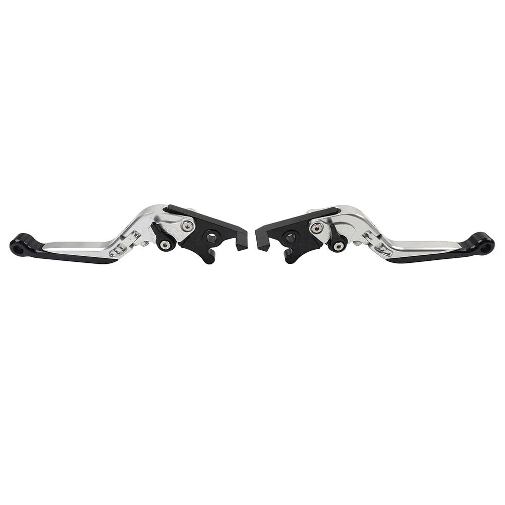 CNC Silver Extendable Brake Clutch Levers for Kawasaki ZX10R/RR/KRT/SE (16-20)