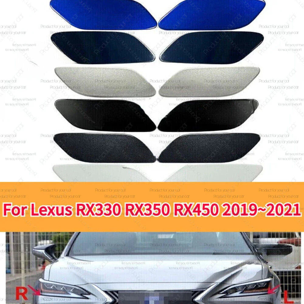Headlamp Washer Spray Nozzle Cover for Lexus RX330 RX350 RX450 (2019–2021)